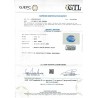 Gem Testing Laboratory | GJEPC Report for 7.33 cts Unheated Natural Blue Sapphire (Neelam)