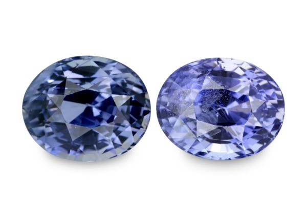 12.66 cts Unheated Natural Blue Sapphire (Neelam) - Earring Pair