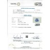 Gem Testing Laboratory | GJEPC Report for 12.66 cts Unheated Natural Blue Sapphire (Neelam) - Earring Pair