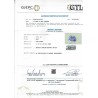  Report for 12.66 cts Unheated Natural Blue Sapphire (Neelam) - Earring Pair
