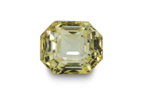3.47 cts Unheated Natural White Sapphire (White Pukhraj)