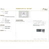 IIGJ Research & Laboratories | GJEPC Report for 2.96 cts Unheated Natural White Sapphire (White Pukhraj)