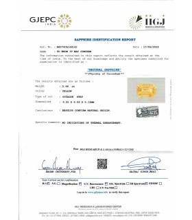 2.96 cts Unheated Natural Yellow Sapphire - Pukhraj (SKU:90092657)