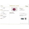 Emteem Gem Laboratory Report for 3.53 cts Unheated Natural Ruby - Mozambique (Manikya)