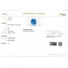 IIGJ Research & Laboratories | GJEPC Report for 5.73 cts Unheated Natural Blue Sapphire (Neelam)