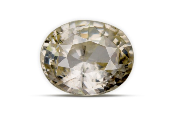 2.7 cts Unheated Natural White Sapphire (White Pukhraj)