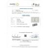 IIGJ Research & Laboratories | GJEPC Report for 3.1 cts Unheated Natural White Sapphire (White Pukhraj)