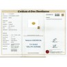 Gemmological Institute of Colombo Report for 6.62 cts Unheated Natural Yellow Sapphire (Pukhraj)
