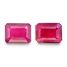 4.3 cts Unheated Natural Ruby (Manikya) - Earring Pair