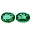 2.93 cts Natural Emerald (Panna) - Earring Pair