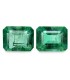 2.71 cts Natural Emerald (Panna) - Earring Pair