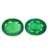 4.29 cts Natural Emerald (Panna) - Earring Pair