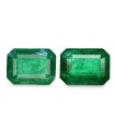 1.88 cts Natural Emerald (Panna) - Earring Pair