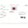 IIGJ Research & Laboratories | GJEPC Report for 4.28 cts Unheated Natural Ruby (Manikya)