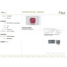 IIGJ Research & Laboratories | GJEPC Report for 2.7 cts Unheated Natural Ruby (Manikya)