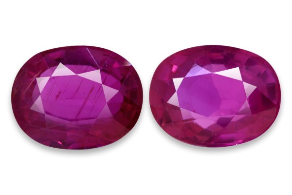 4.31 cts Unheated Natural Ruby (Manikya) - Earring Pair