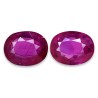 4.31 cts Unheated Natural Ruby (Manikya) - Earring Pair