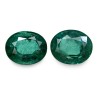 5.01 cts Natural Emerald (Panna) - Earring Pair