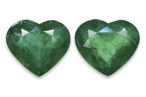 6.34 cts Natural Emerald (Panna) - Earring Pair
