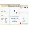 Gemmological Institute of Colombo Report for 6 cts Unheated Natural Blue Sapphire (Neelam)