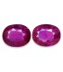 4.31 cts Unheated Natural Ruby (Manak) - Earring Pair