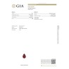Gemological Institute of America Report for 3 cts Unheated Natural Ruby (Manikya)