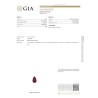 Gemological Institute of America Report for 1.57 cts Unheated Natural Ruby - Mozambique (Manikya)