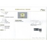 IIGJ Research & Laboratories | GJEPC Report for 3.45 cts Unheated Natural White Sapphire (White Pukhraj)
