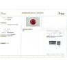 IIGJ Research & Laboratories | GJEPC Report for 6.76 cts Natural Coral (Moonga)
