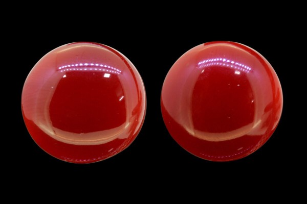 6.31 cts Natural Coral (Moonga) - Earring Pair