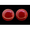 6.31 cts Natural Coral (Moonga) - Earring Pair
