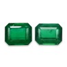 16.56 cts Natural Emerald (Panna) - Earring Pair
