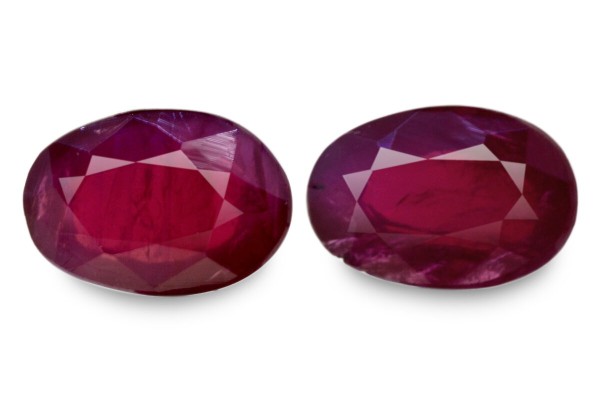 1.1 cts Unheated Natural Ruby (Manikya) - Earring Pair