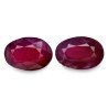 1.1 cts Unheated Natural Ruby (Manikya) - Earring Pair