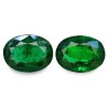 2.42 cts Natural Emerald (Panna) - Earring Pair