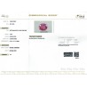 IIGJ Research & Laboratories | GJEPC Report for 3.48 cts Unheated Natural Ruby (Manikya)