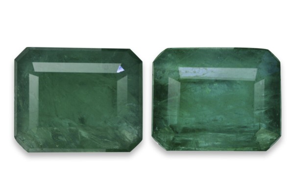 8.31 cts Natural Emerald (Panna) - Earring Pair