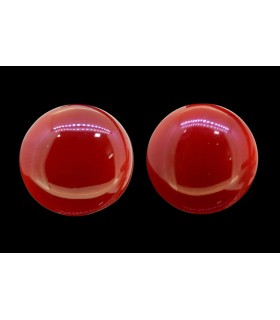 6.31 cts Natural Coral (Moonga) - Earring Pair