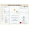 Gemmological Institute of Colombo Report for 6.18 cts Unheated Natural Yellow Sapphire (Pukhraj)