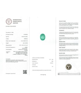 2.28 cts Natural Emerald - Columbia - Panna (SKU:90150302)