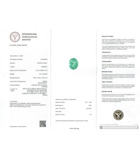 3.01 cts Natural Emerald - Columbia - Panna (SKU:90150319)
