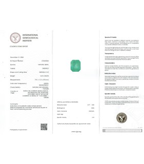 2.23 cts Natural Emerald - Columbia - Panna (SKU:90151439)