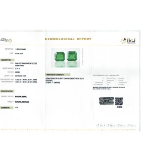 3.74 cts Natural Emerald - Panna (SKU:90151521)