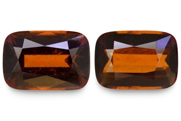 13.98 cts Natural Hessonite Garnet (Gomedh) - Earring Pair