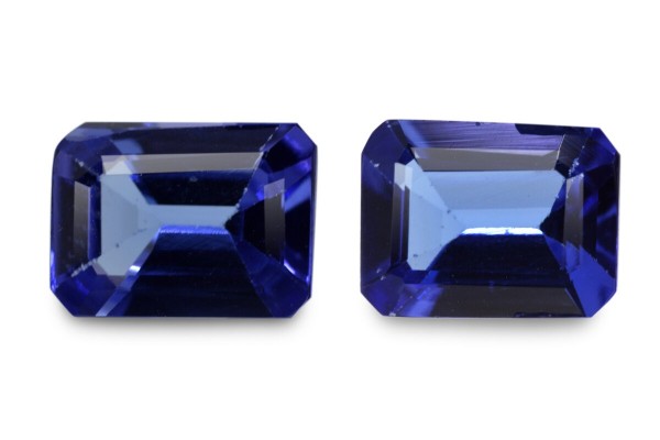 3.08 cts Natural Tanzanite - Earring Pair