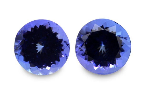 3.95 cts Natural Tanzanite - Earring Pair