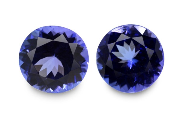 3.17 cts Natural Tanzanite - Earring Pair