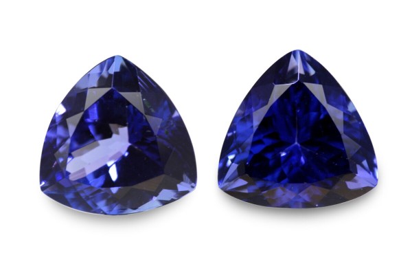 4.27 cts Natural Tanzanite - Earring Pair
