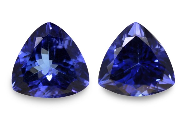 3.75 cts Natural Tanzanite - Earring Pair