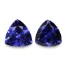 3.48 cts Natural Tanzanite - Earring Pair